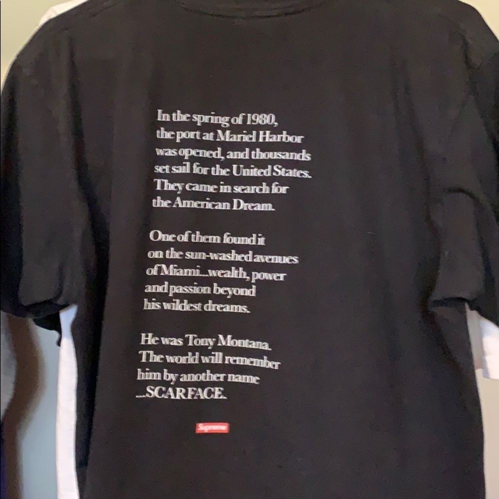 Supreme Scarface t shirt